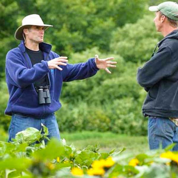 NRCS employee and customer