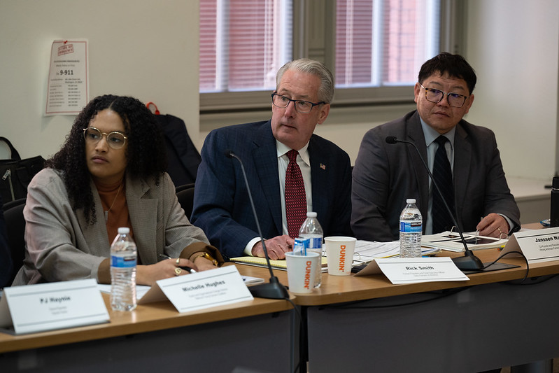 Participants in the Equity Commission meeting