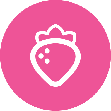 Strawberry fruit icon